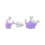 Earrings Violet Crown