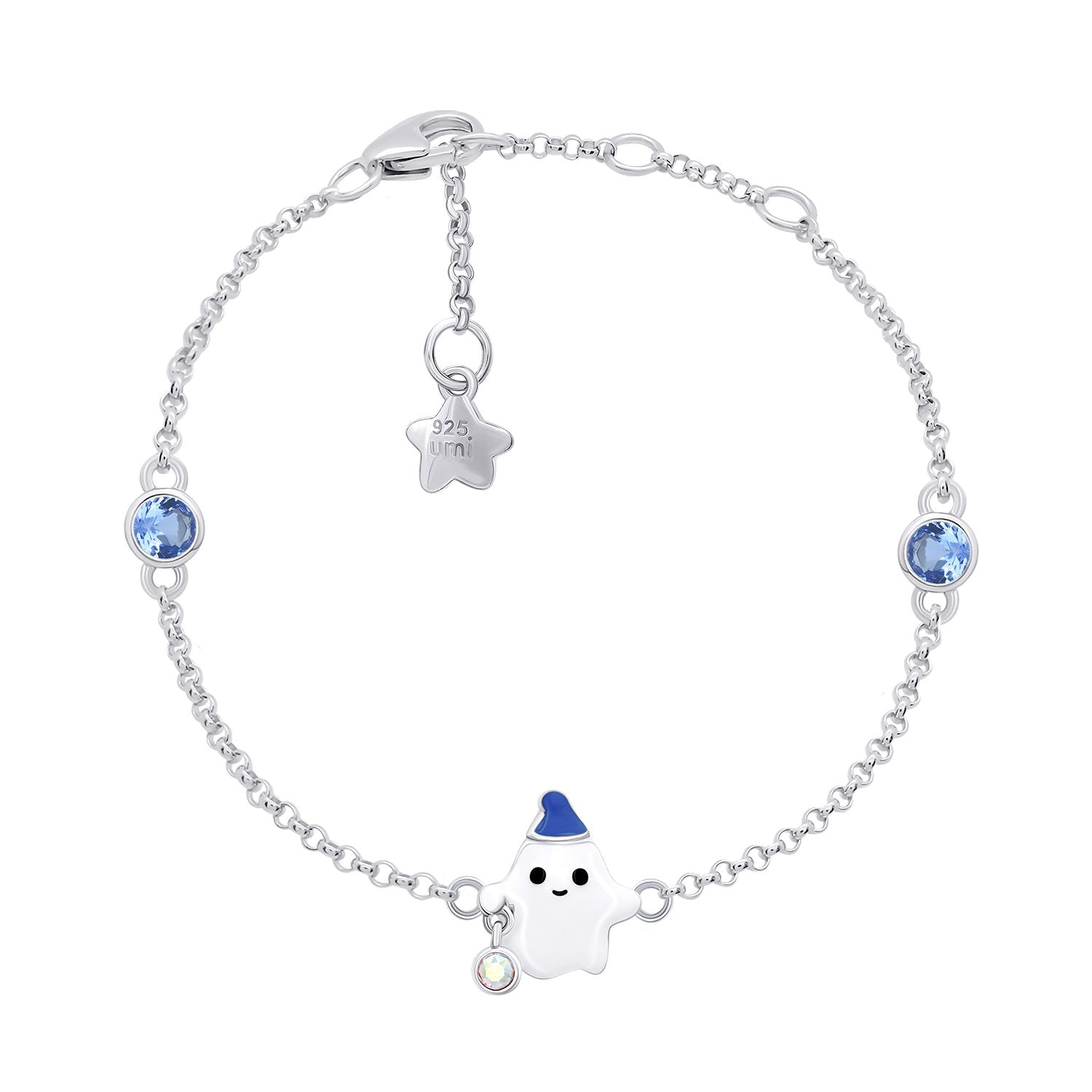 Bracelet on chain BOO the ghost - UmaUmi