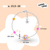 Bracelet on chain BUN the flowerlion - UmaUmi