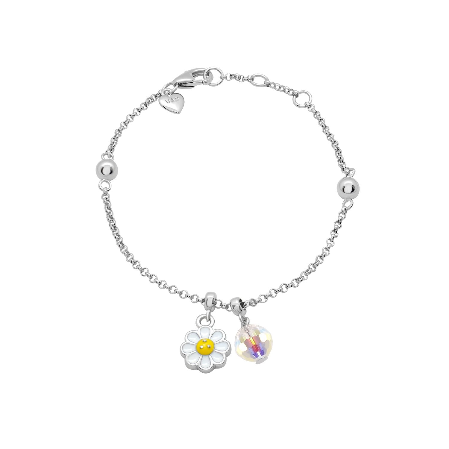 Bracelet on chain Chamomile - UmaUmi