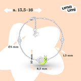 Bracelet on chain WOP the snail - UmaUmi