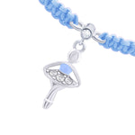 Braided bracelet Blue Ballerina - UmaUmi