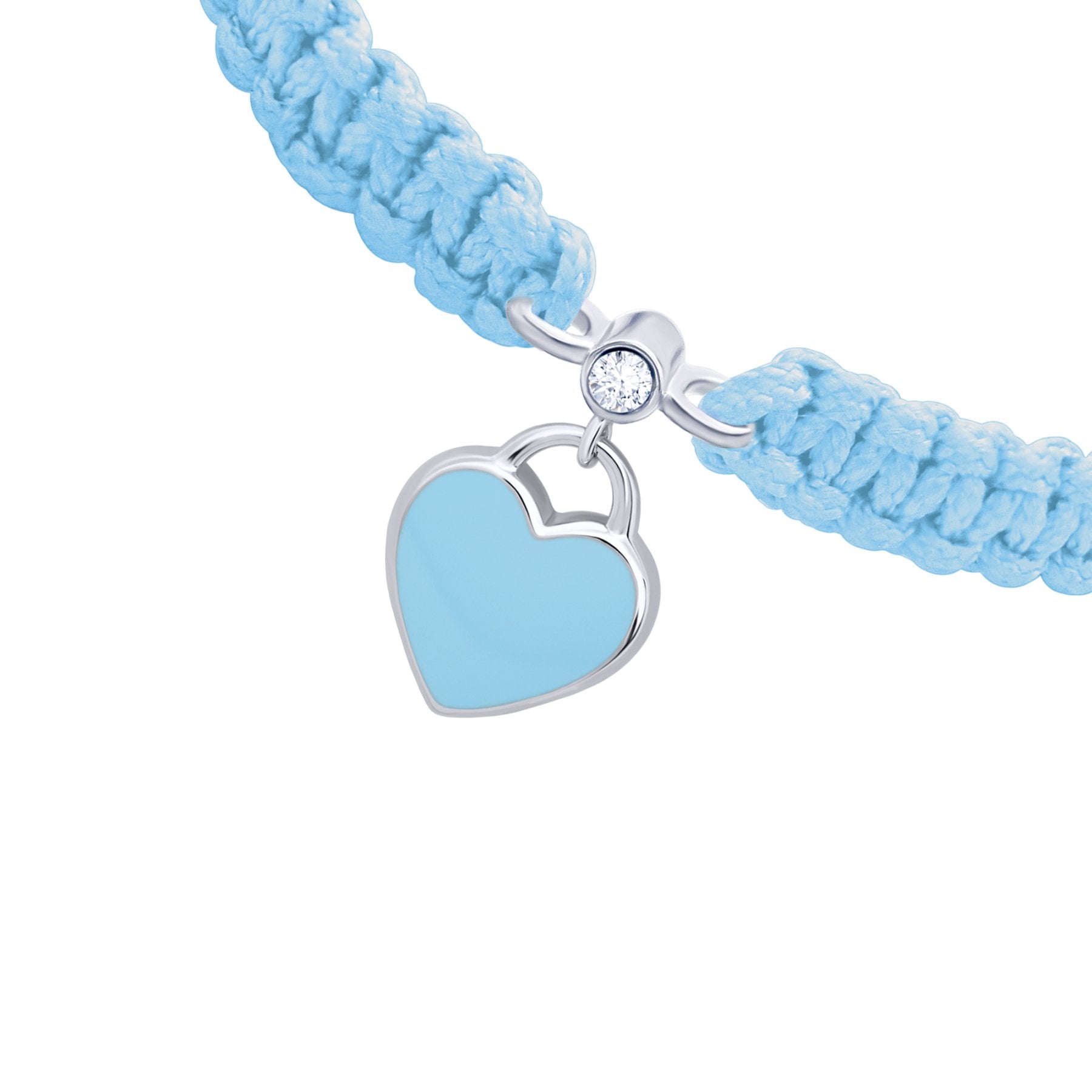 Braided bracelet Blue Heart - UmaUmi