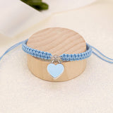 Braided bracelet Blue Heart - UmaUmi