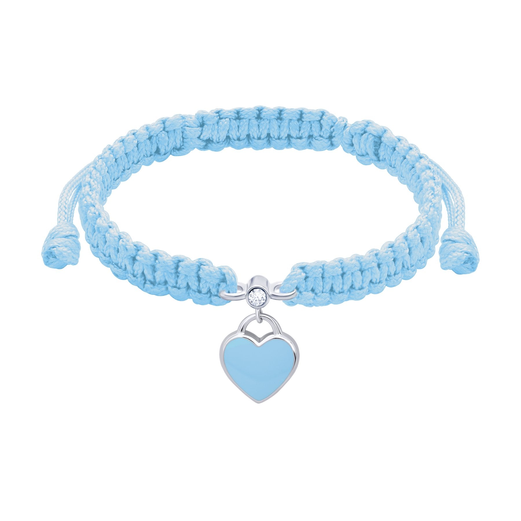 Braided bracelet Blue Heart - UmaUmi