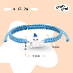 Braided bracelet BOO the ghost - UmaUmi