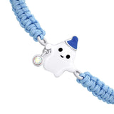 Braided bracelet BOO the ghost - UmaUmi