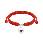 Braided bracelet Heart in Heart - UmaUmi