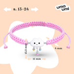 Braided bracelet LAA the cloud - UmaUmi