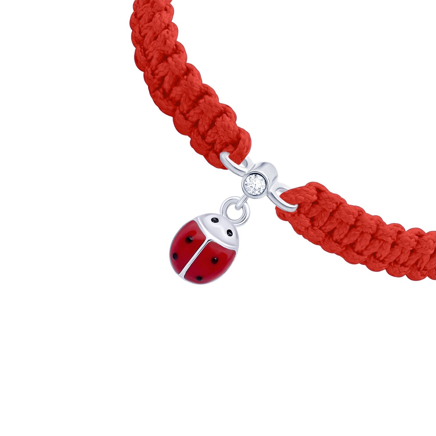 Braided bracelet Ladybug - UmaUmi