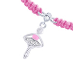 Braided bracelet Pink Ballerina - UmaUmi