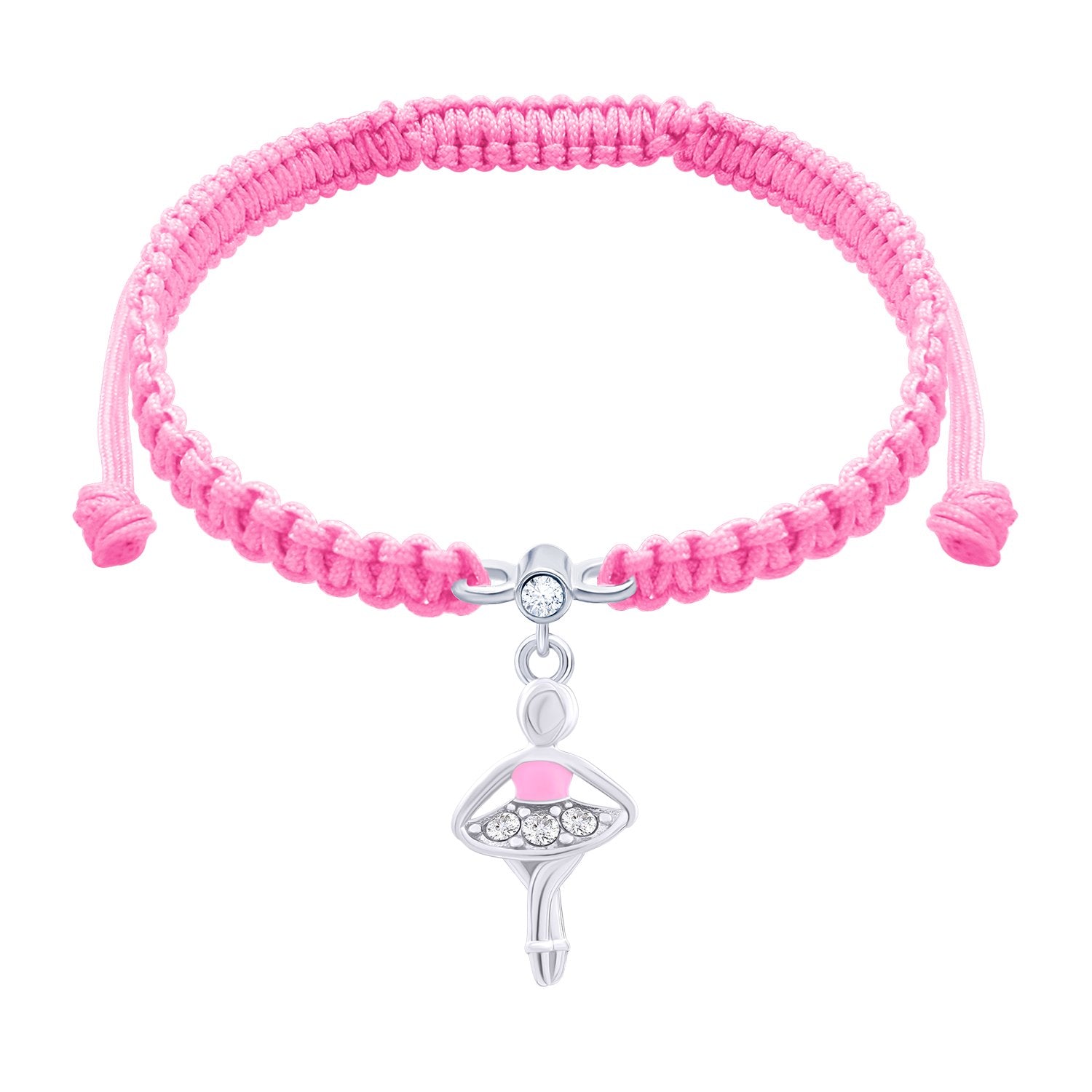 Braided bracelet Pink Ballerina - UmaUmi