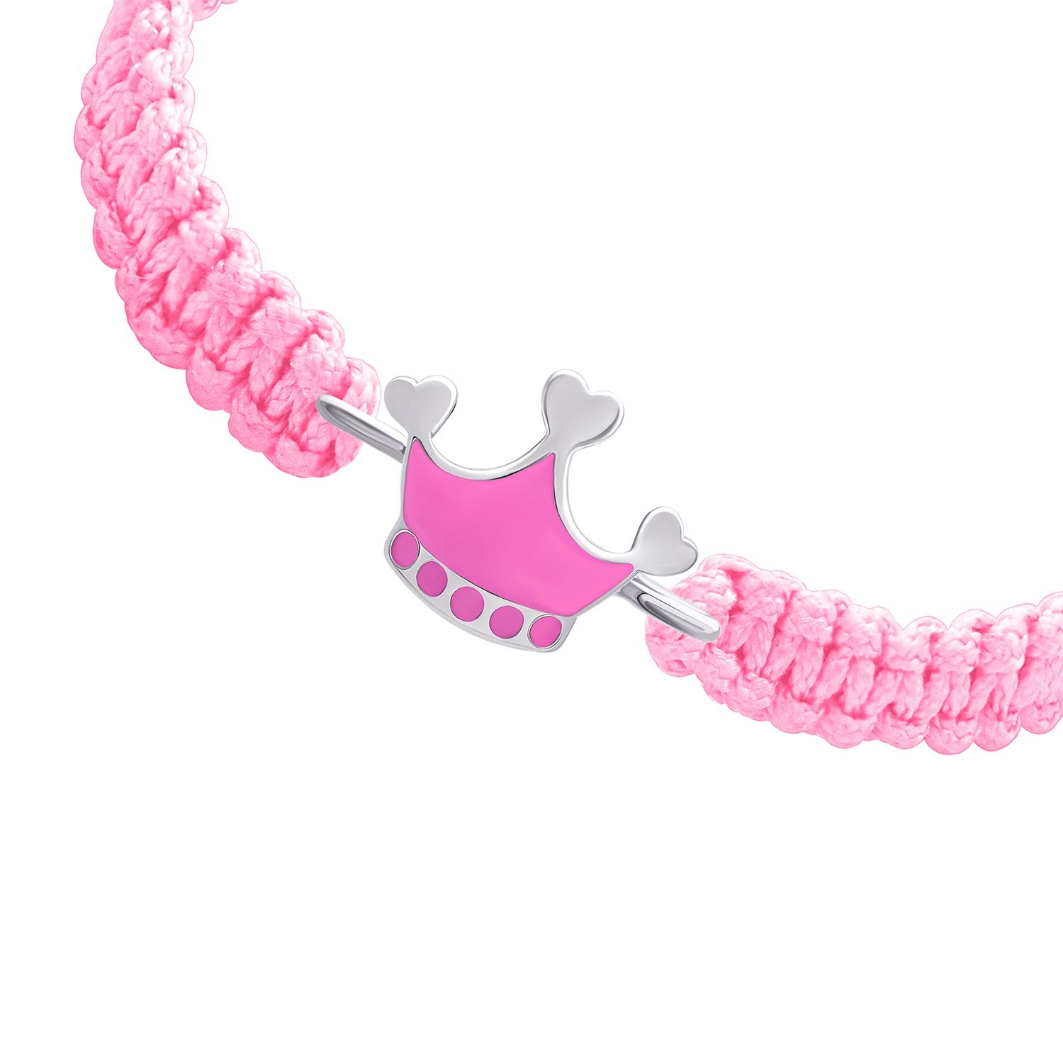 Braided bracelet Pink Crown - UmaUmi