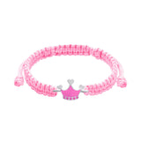 Braided bracelet Pink Crown - UmaUmi