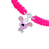 Braided bracelet Pink Mousie - UmaUmi