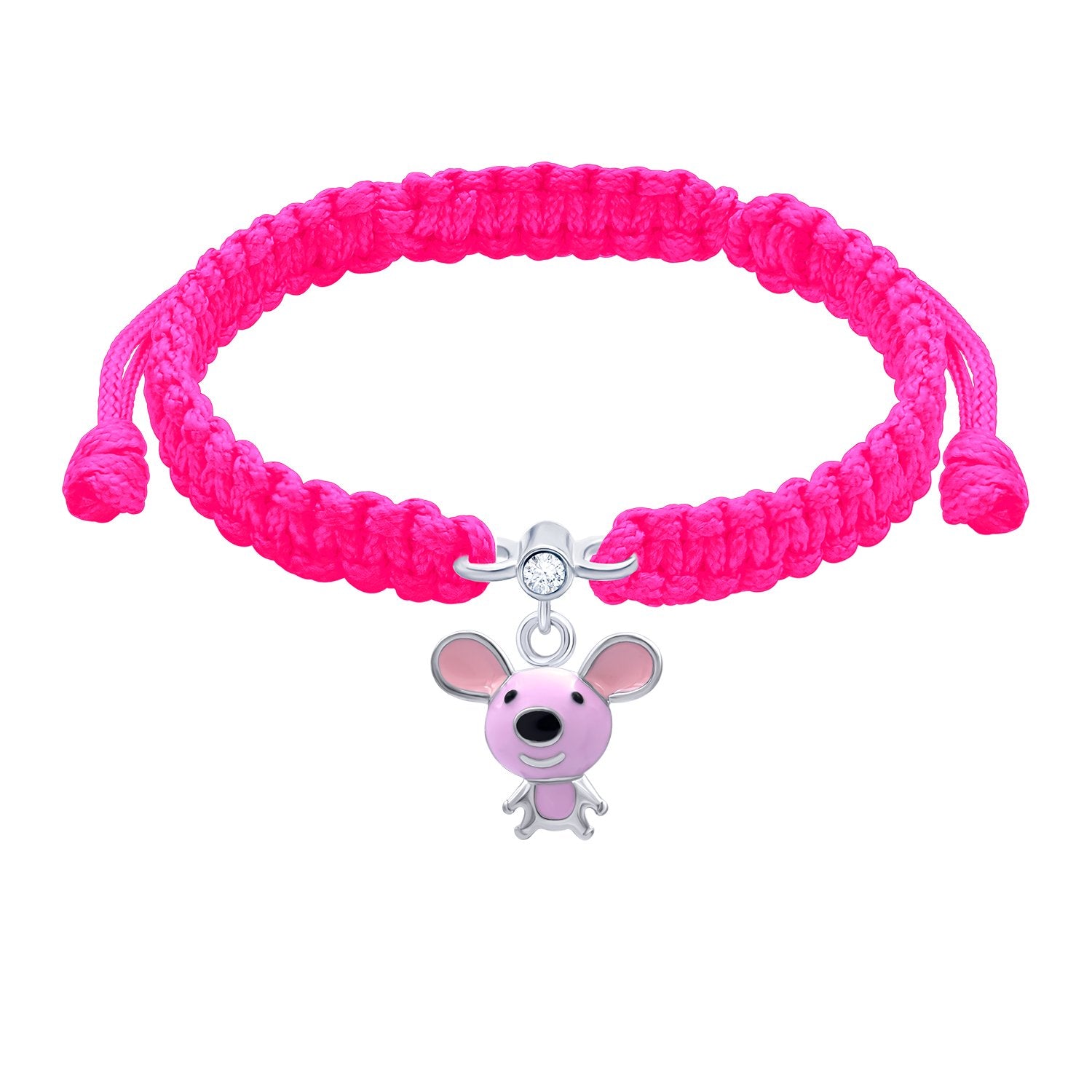 Braided bracelet Pink Mousie - UmaUmi