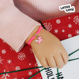 Braided bracelet Pink Pegasus - UmaUmi