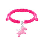 Braided bracelet Pink Pegasus - UmaUmi