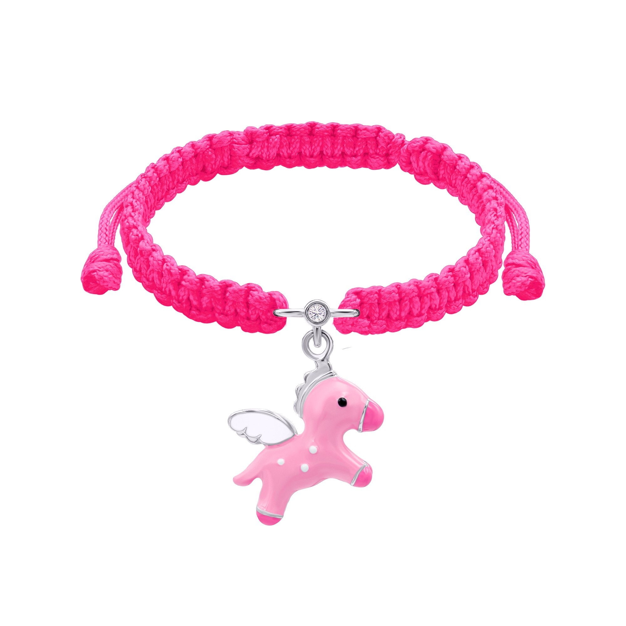 Braided bracelet Pink Pegasus - UmaUmi