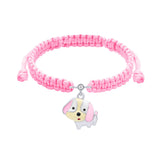 Braided bracelet Pink Puppy - UmaUmi