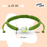 Braided bracelet WOP the snail - UmaUmi