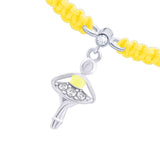 Braided bracelet Yellow Ballerina - UmaUmi