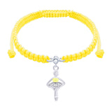 Braided bracelet Yellow Ballerina - UmaUmi