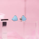 Earrings Blue Heart - UmaUmi