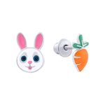 Earrings Bunny with Carrot - UmaUmi