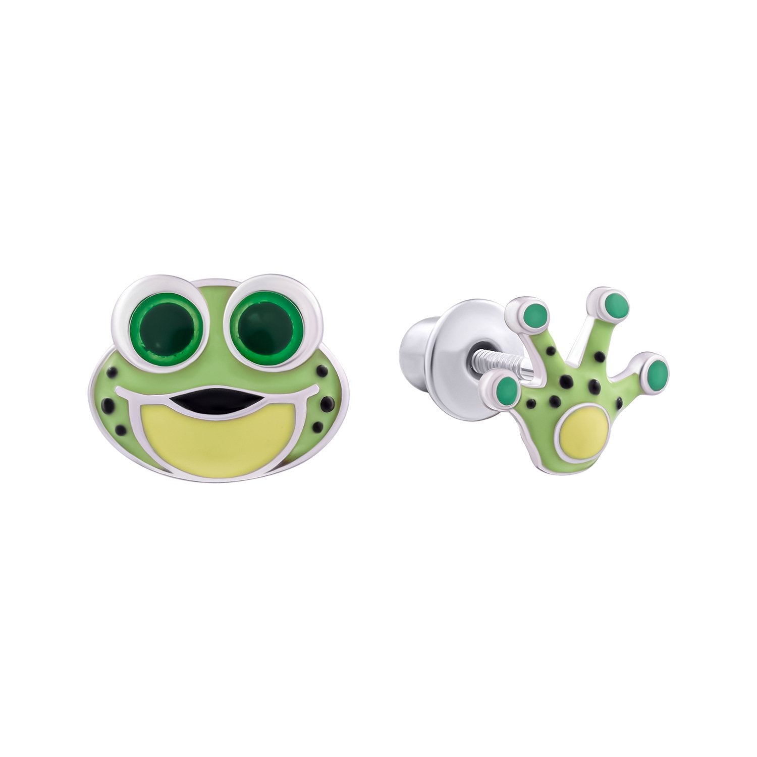 Earrings Frog with a Paw - UmaUmi