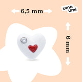 Earrings Heart in Heart - UmaUmi