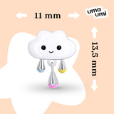 Earrings LAA the cloud - UmaUmi