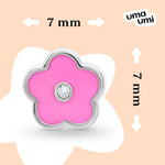 Earrings Pink Flower - UmaUmi