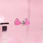 Earrings Pink Heart - UmaUmi