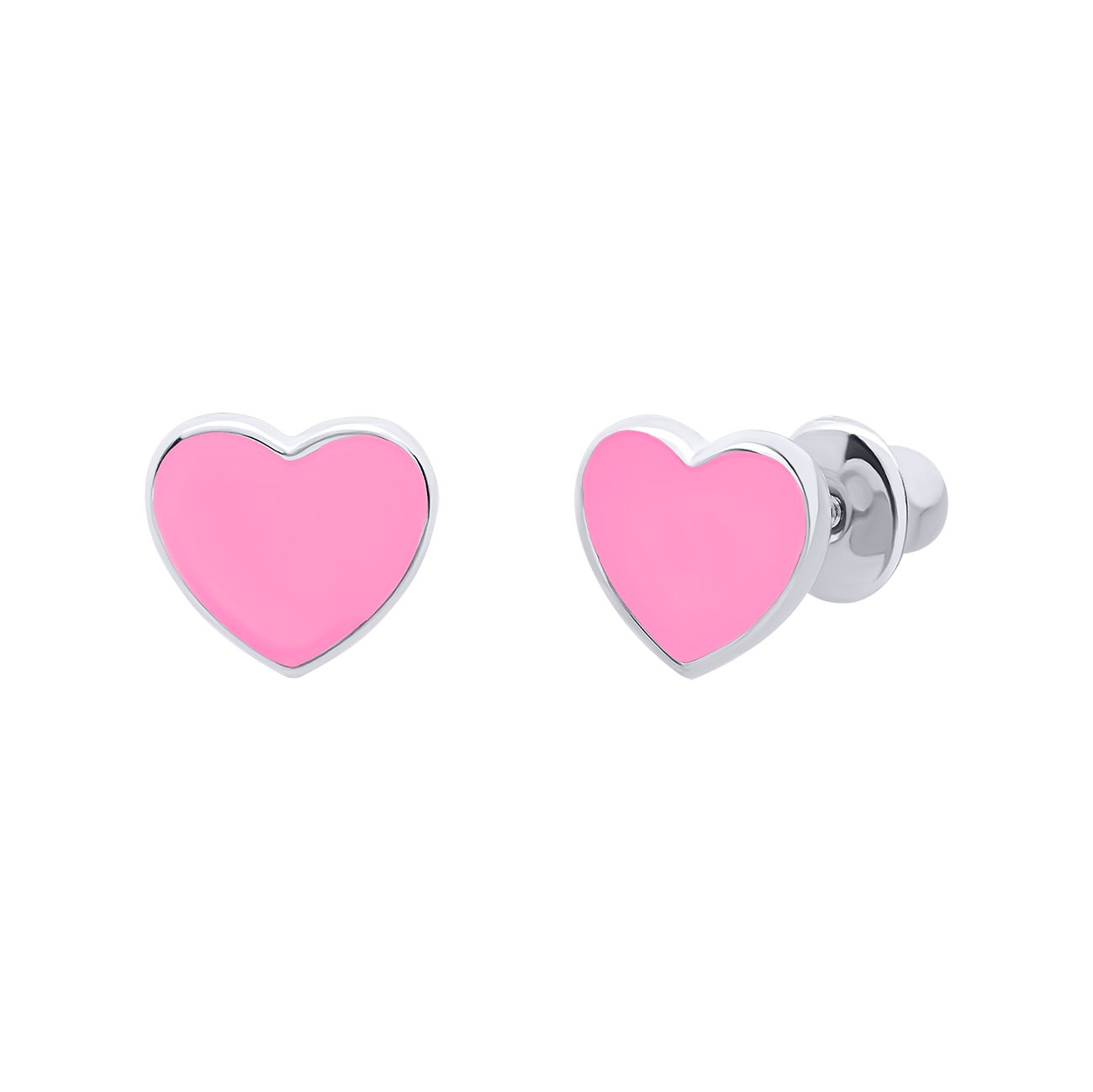 Earrings Pink Heart - UmaUmi