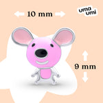 Earrings Pink Mousie - UmaUmi