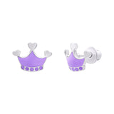 Earrings Violet Crown - UmaUmi