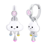 Earrings with pendants LAA the cloud - UmaUmi