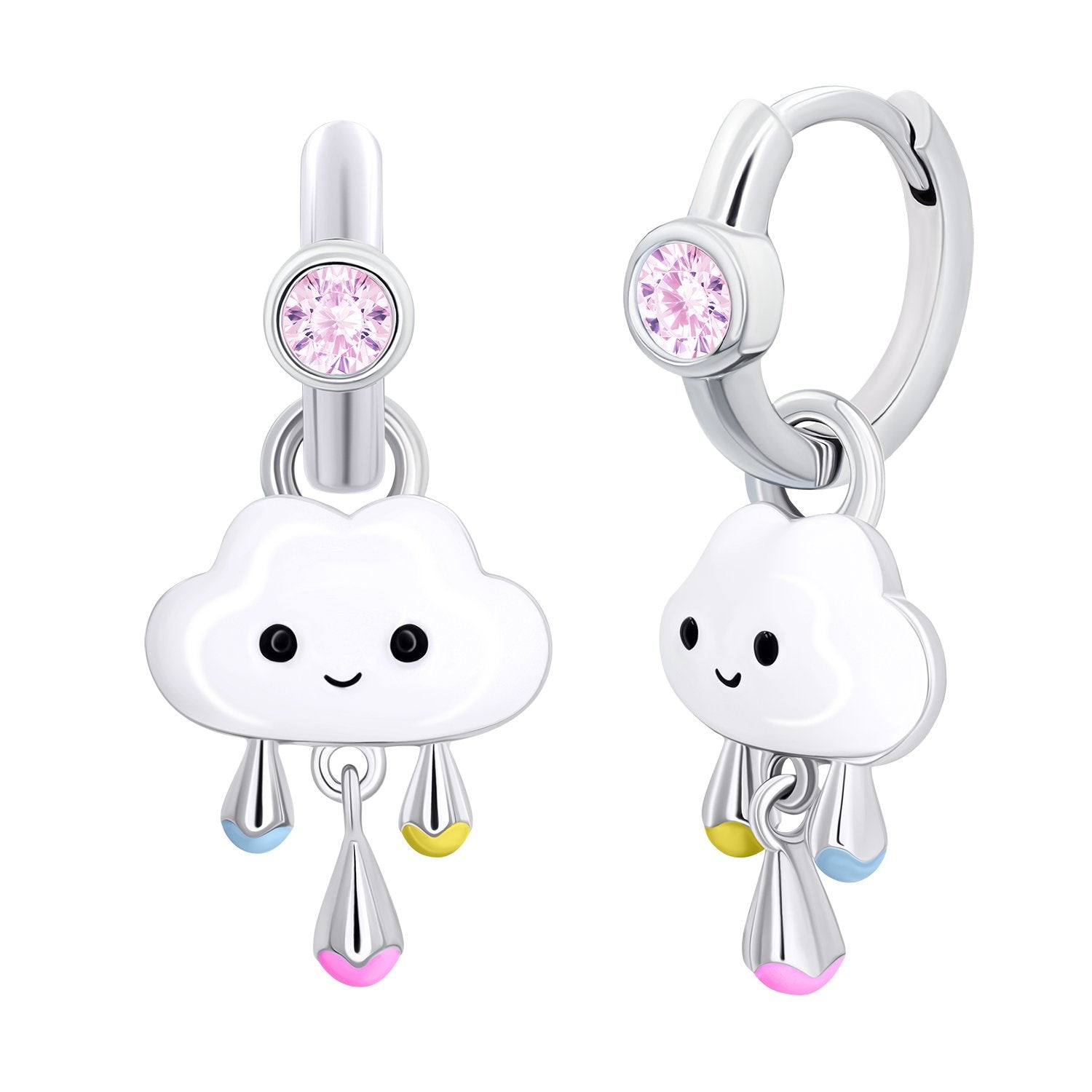 Earrings with pendants LAA the cloud - UmaUmi