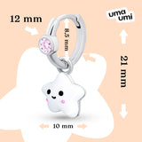 Earrings with pendants UMI the star - UmaUmi