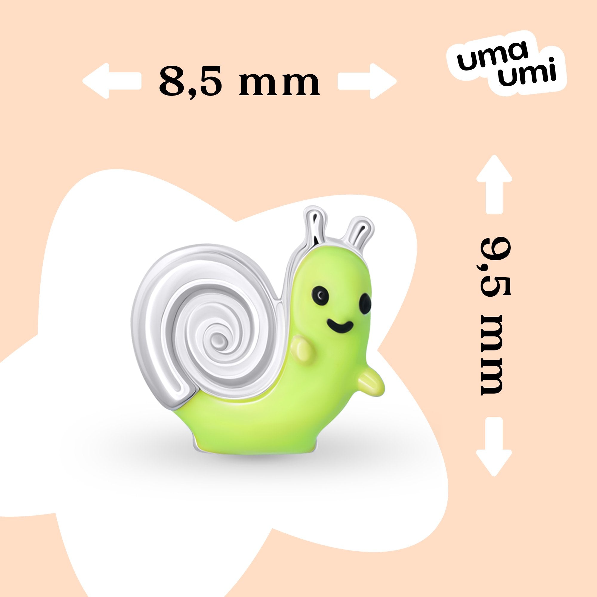 Earrings WOP the snail - UmaUmi