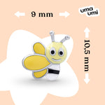 Earrings Yellow Marry Bee - UmaUmi