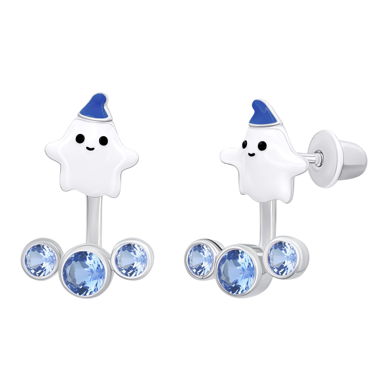 Jacket earrings BOO the ghost - UmaUmi