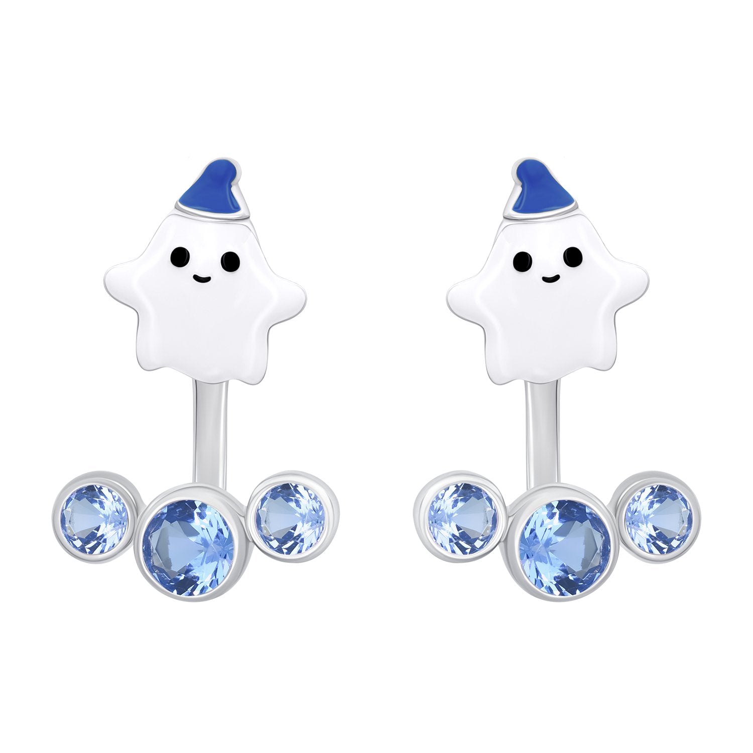 Jacket earrings BOO the ghost - UmaUmi