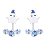 Jacket earrings BOO the ghost - UmaUmi