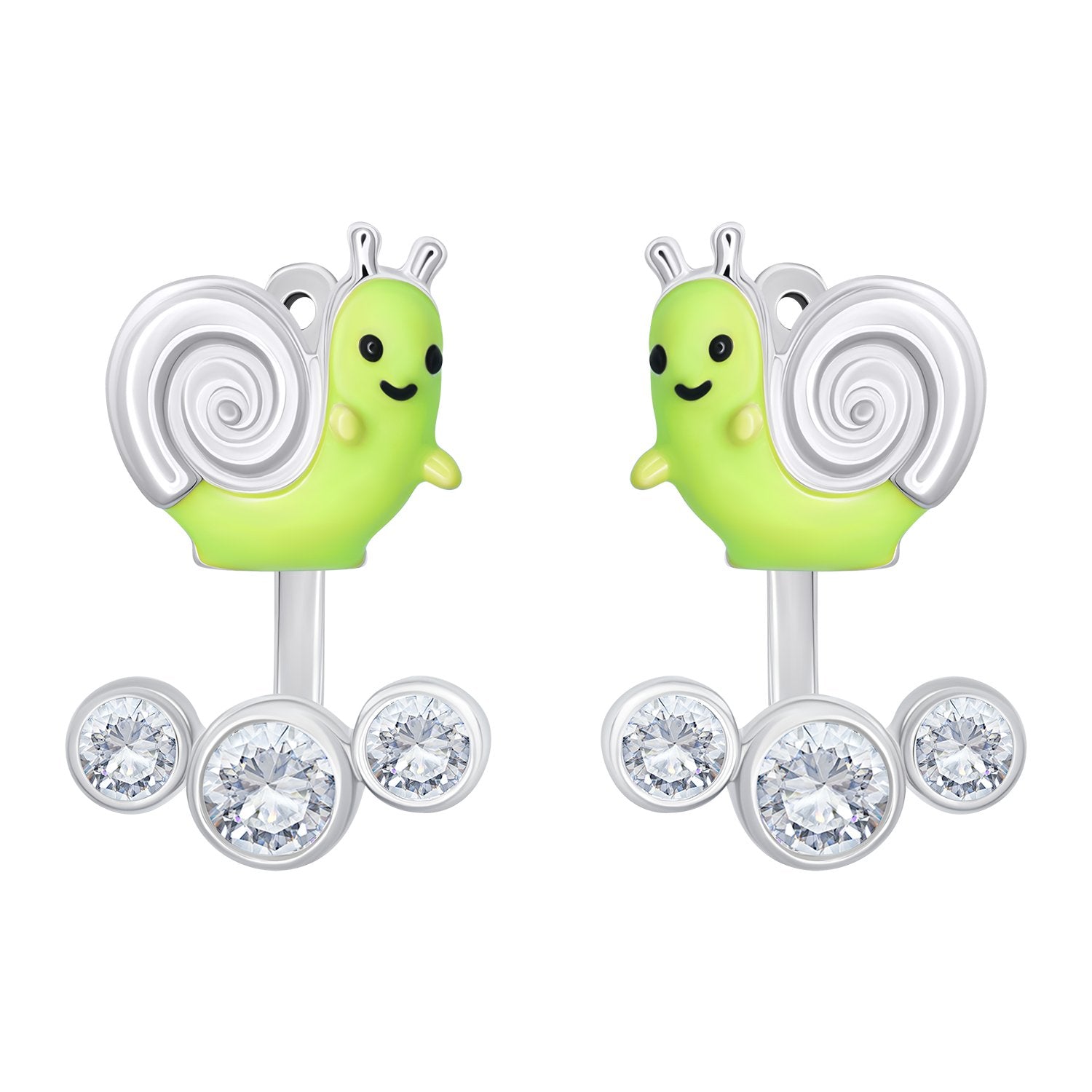 Jacket earrings WOP the snail - UmaUmi