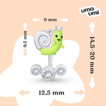 Jacket earrings WOP the snail - UmaUmi