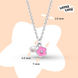 Necklace Pink Flower - UmaUmi