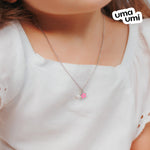 Necklace Pink Flower - UmaUmi