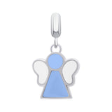 Pendant Angel with blue and white enamel - UmaUmi